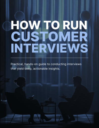 How to Run Effective Customer Interviews - Book
